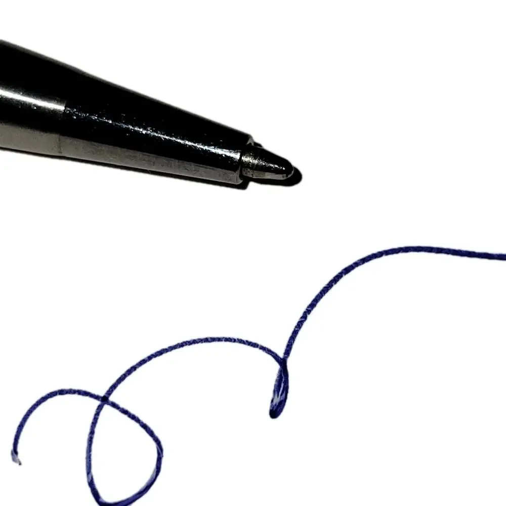 Vintage Rosetti Silver Ballpoint Pen Twist Action Metal Body Executive - Picture 9 of 9